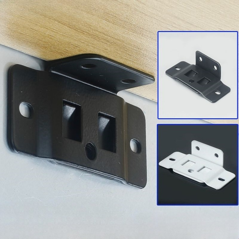 Furniture Hardware Connectors - 4 Sets kleine, robuste, langlebige Zwei-in-Eins-Möbelregale,