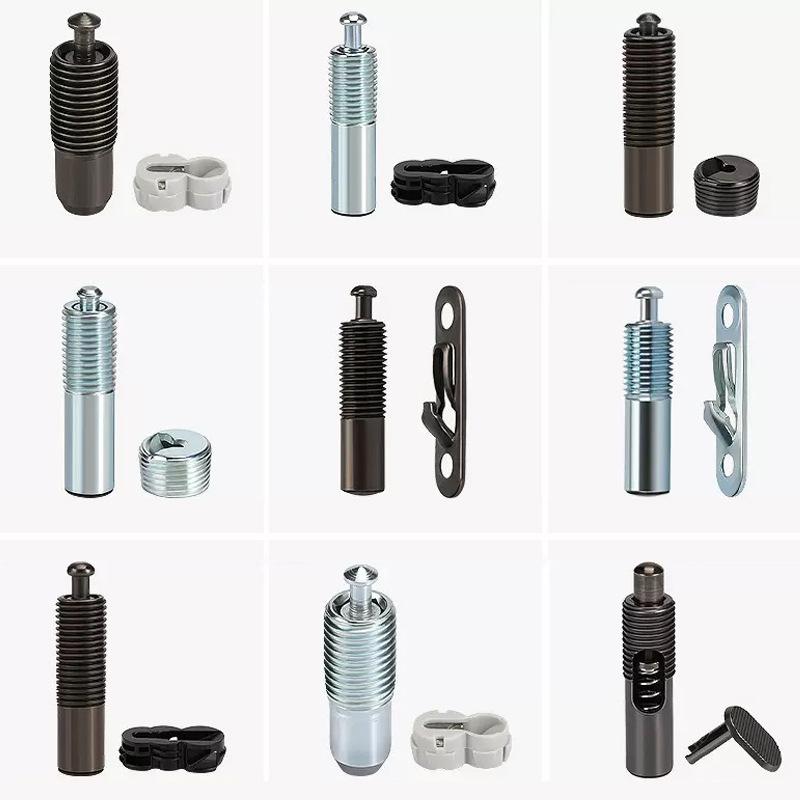 Furniture Hardware Connectors - 5er-Set elastische, unsichtbare Verbindungsstücke für Möbel,