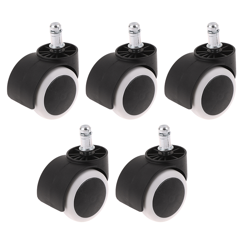 Office Furniture Hardware - 2-Zoll-Universal-Lenkrollen, robuste Ersatzräder für Bürostühle, Gaming-Stühle