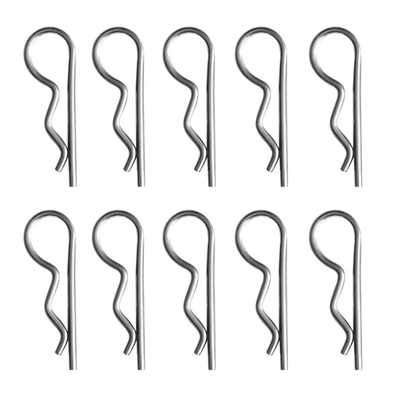 Furniture Hardware Connectors - 10/20/30 Stück Edelstahl R-förmige Federschneiders Sicherheitsclip