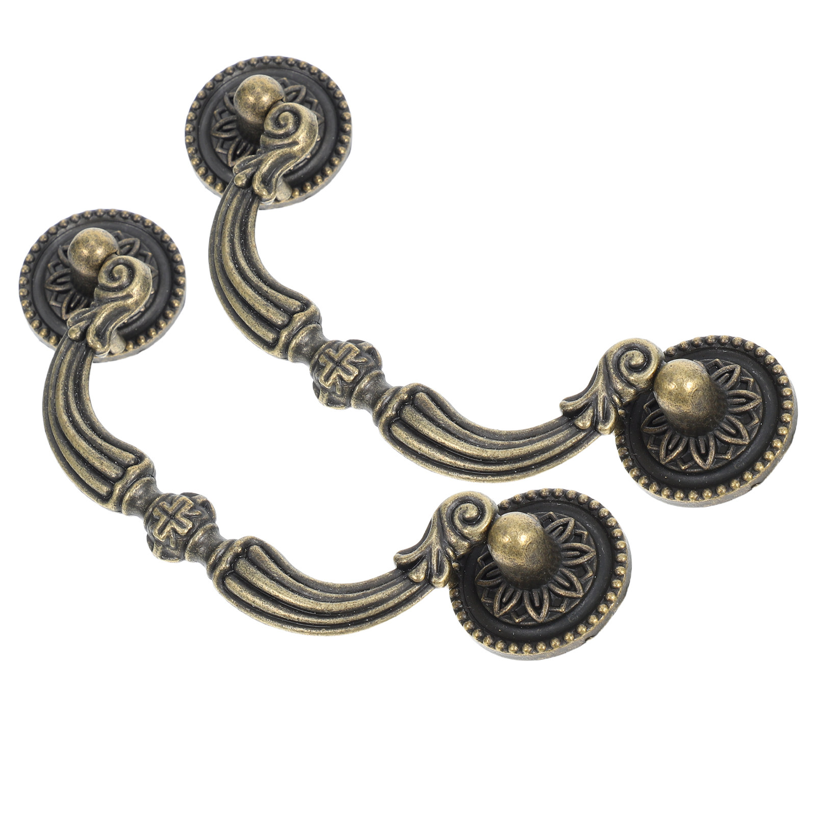 Vintage Furniture Hardware Replacement - 2 Stück Vintage-Schubladengriffe im Bail-Stil für