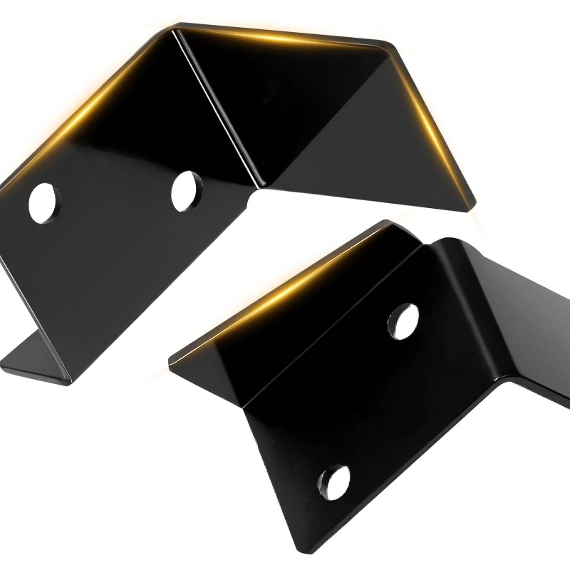 Furniture Screw Type - Mehrteiliger T-förmiger Flachwinkelhalter, Holzmöbel-Eckplatte zur Festverbindung,