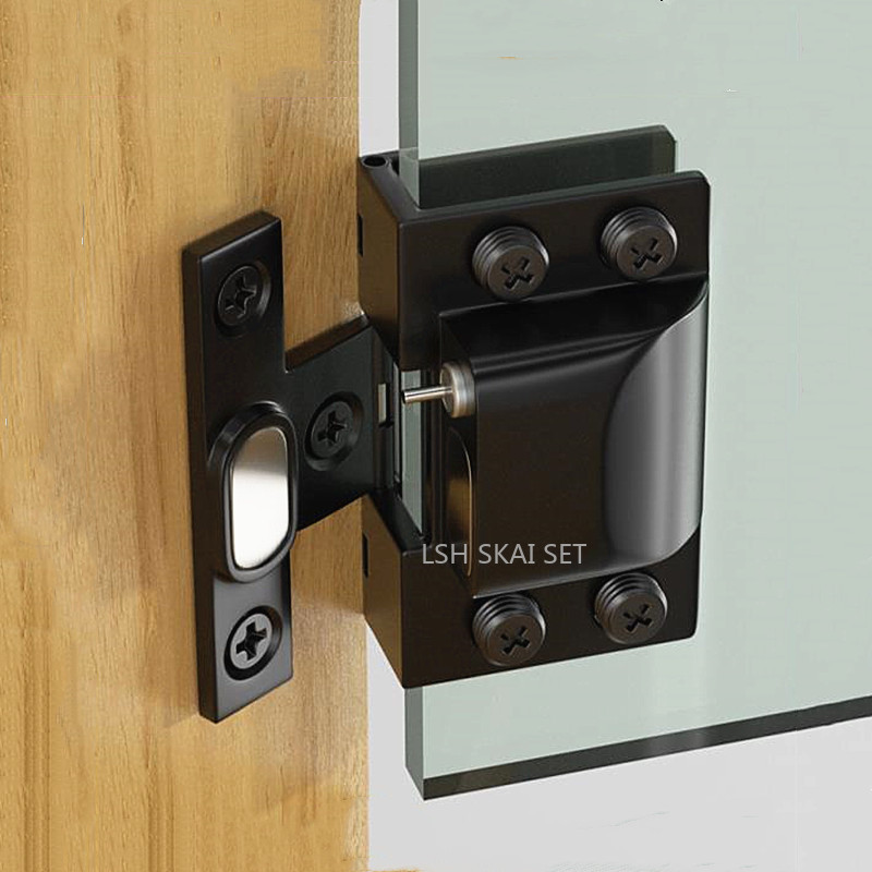 Furniture Hardware Stores - Hydraulisches Dämpfungsscharnier für Glas, nicht durchdringende