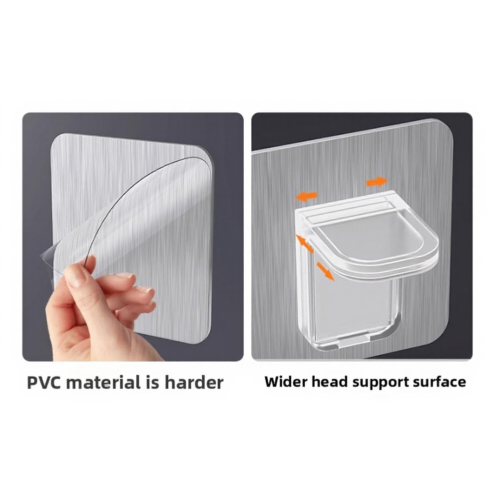 Shelf Peg Support - Klare Kunststoff-Regalstützen, einfache Installation, Regalklammern, selbstklebende