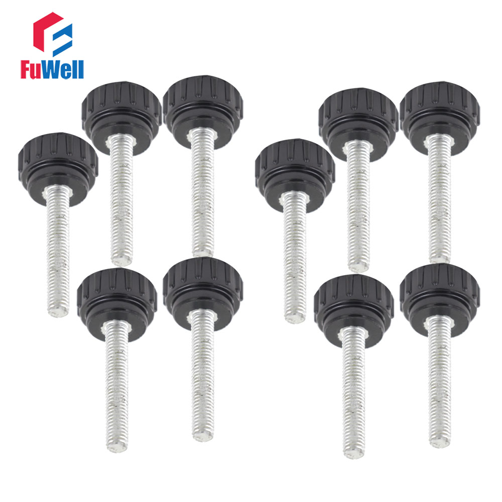 Furniture Screw Type - 10 Stück M4-Gewinde, 15 mm Kopf,