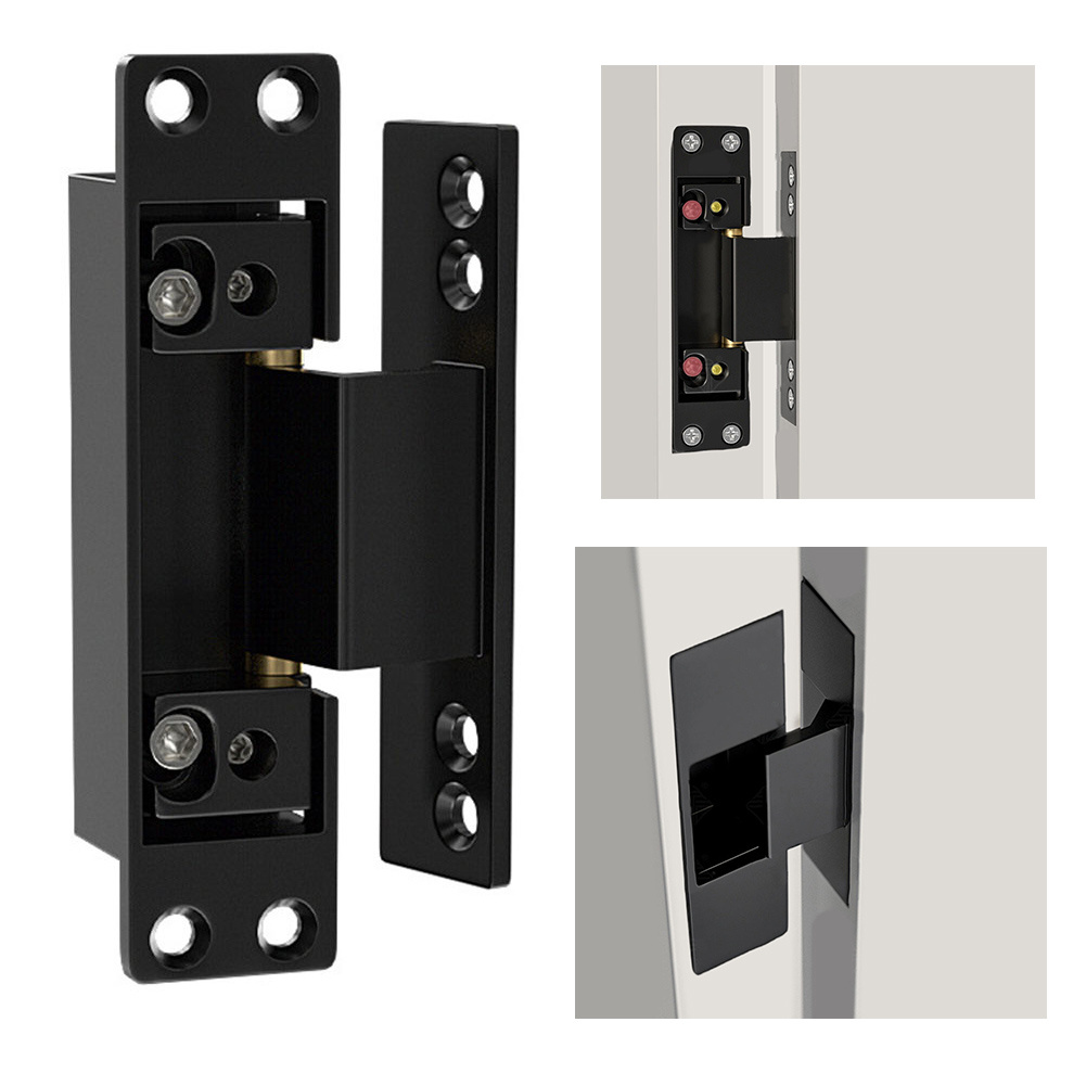 Furniture Hardware Replacement Parts - 1 Stück Schwarze Unsichtbare Türscharniere Verstellbare