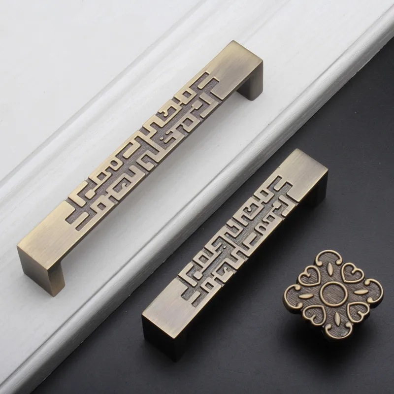 Unique Furniture Hardware Pulls - 2-teiliger Schubladengriff im chinesischen Stil, Schubladengriff,