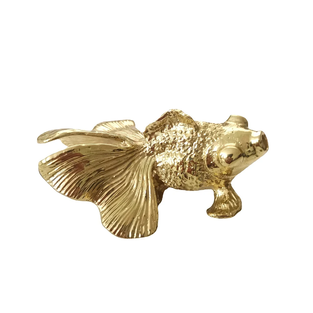 Unique Furniture Hardware Pulls - 1pc Goldfisch Knopf Massivem Messing Goldfisch