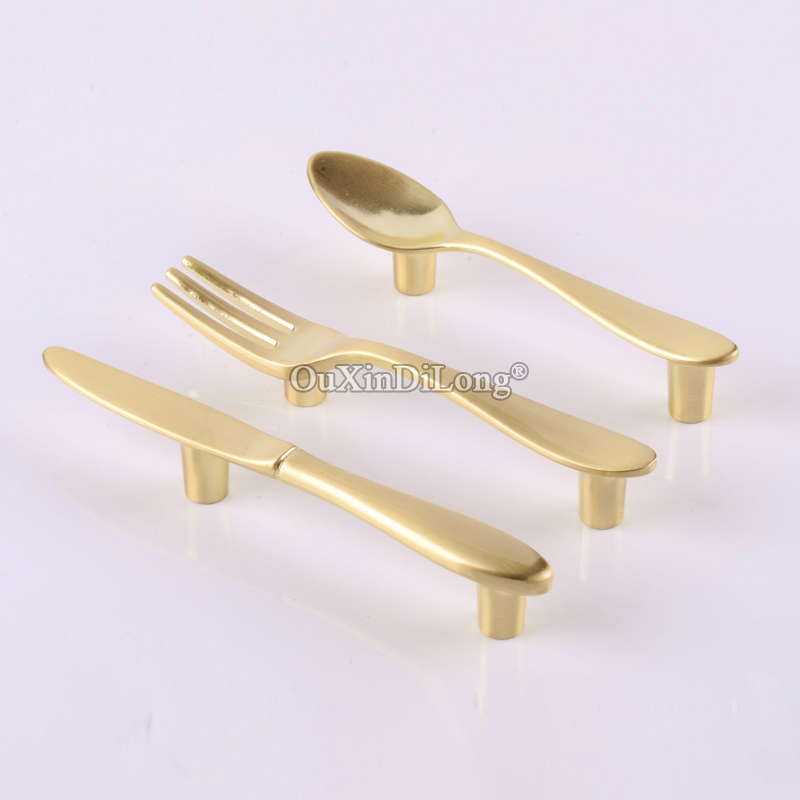 Brand Hardware Furniture - BRANDNEU 10 Stück Löffel-/Gabel-/Messer-Schrankgriffe, Griffe für