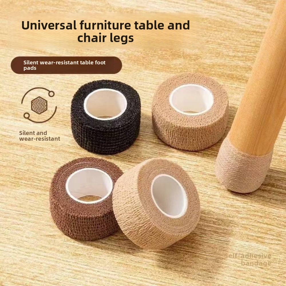 Furniture Foot Pad - 1/3 Stück geräuschloses, rutschfestes Möbelbeinband, langlebiges