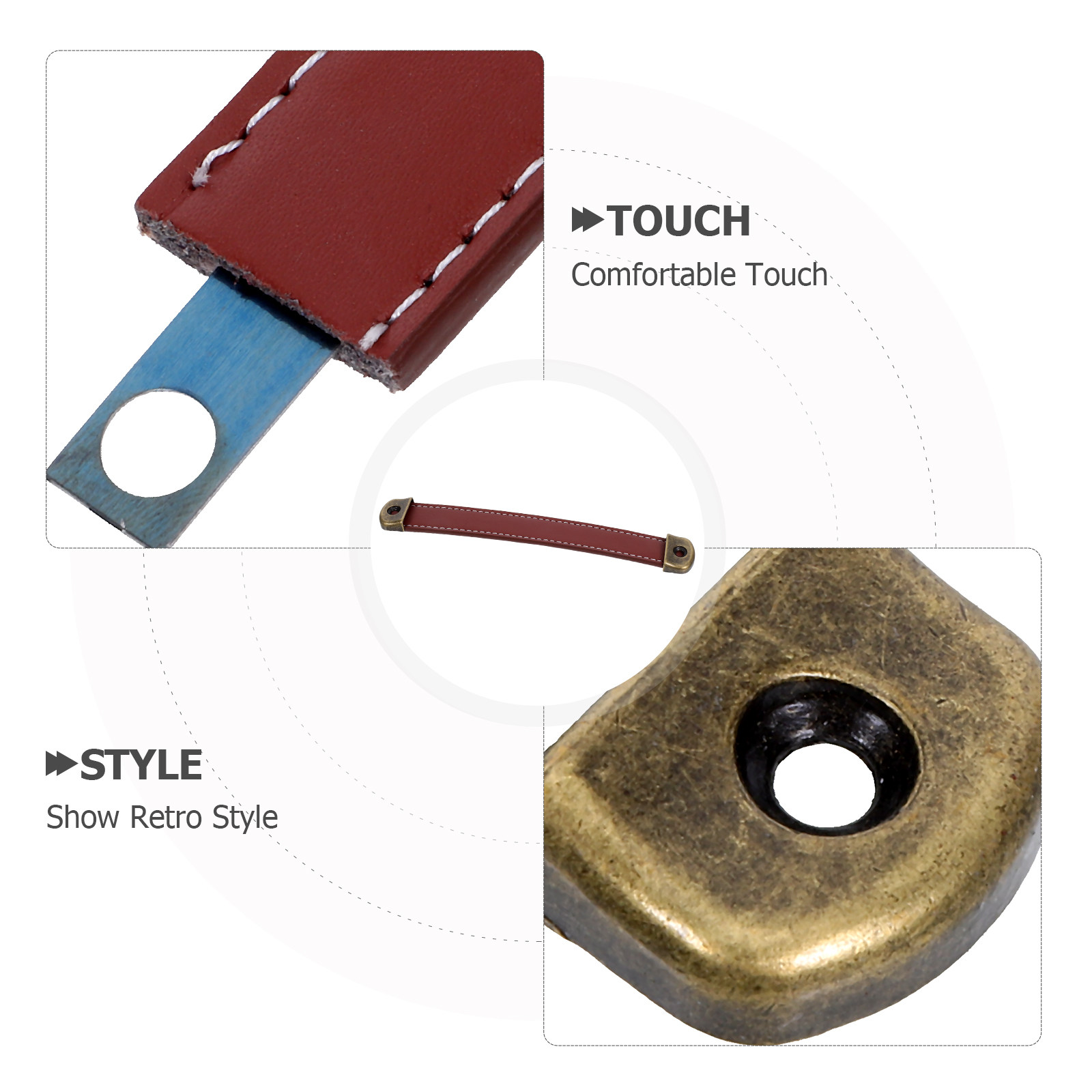 2 Stück PU-Schrankgriffe im Vi – Vintage Furniture Hardware Replacement Bewertung und Preis