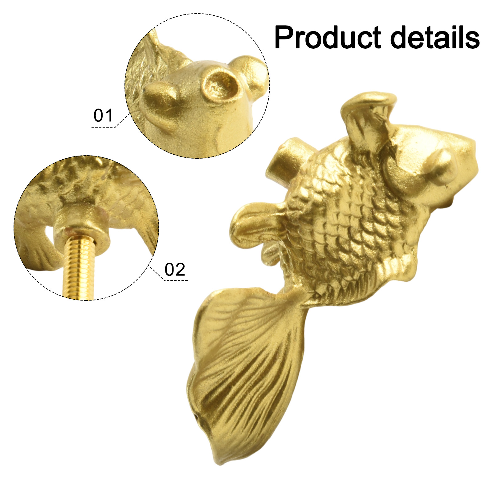 Goldfisch-Schrankgriffe aus Me – Unique Furniture Hardware Pulls Bewertung und Preis