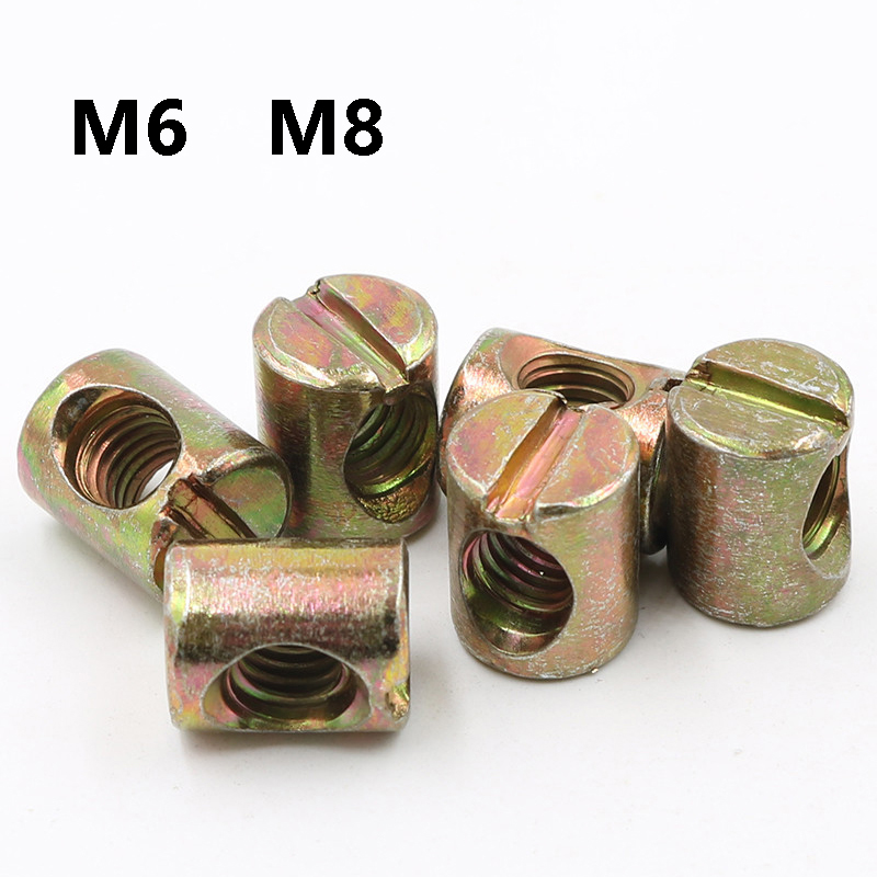 Farbig verzinkte Kohlenstoffst – Furniture Hardware Barrel Nut Bewertung und Preis