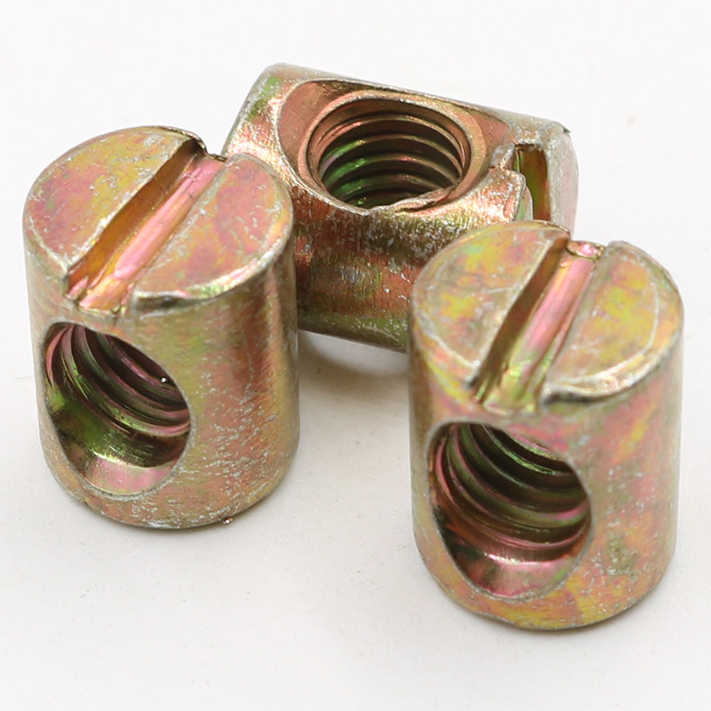 Farbig verzinkte Kohlenstoffst – Furniture Hardware Barrel Nut Bewertung und Preis