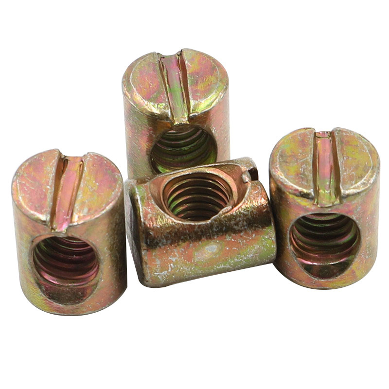 Farbig verzinkte Kohlenstoffst – Furniture Hardware Barrel Nut Bewertung und Preis