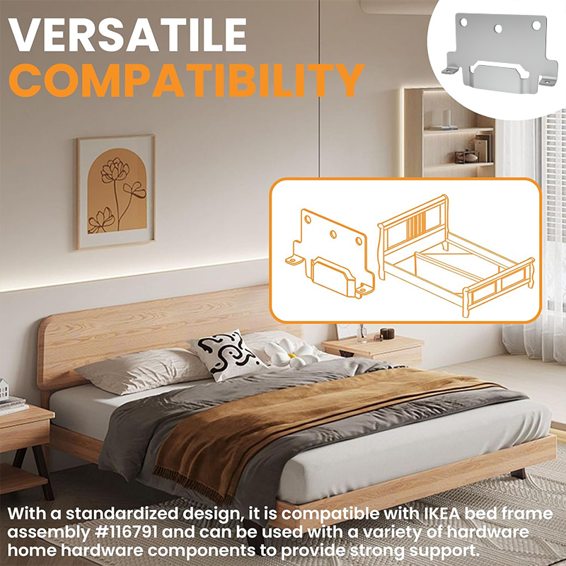 6 Stück Midbeam-Bettmontagehal – Furniture Hardware Ikea Bewertung und Preis