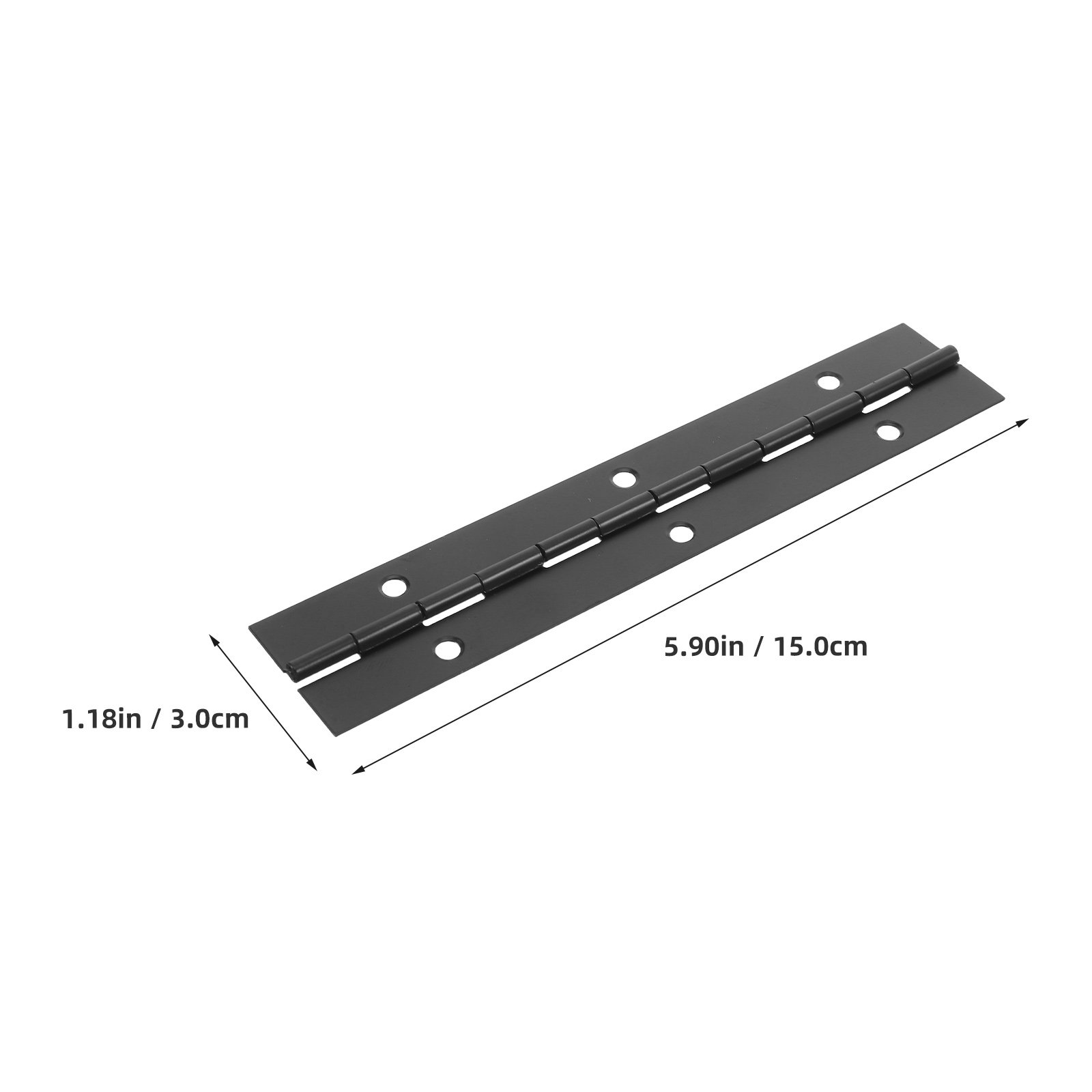 1 Set robuste schwarze lange K – Piano Hinge Continuous Bewertung und Preis