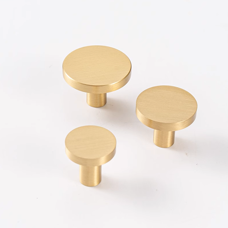 Runde Messing-Küchenschrankknö – Drawer Pull Gold Bewertung und Preis