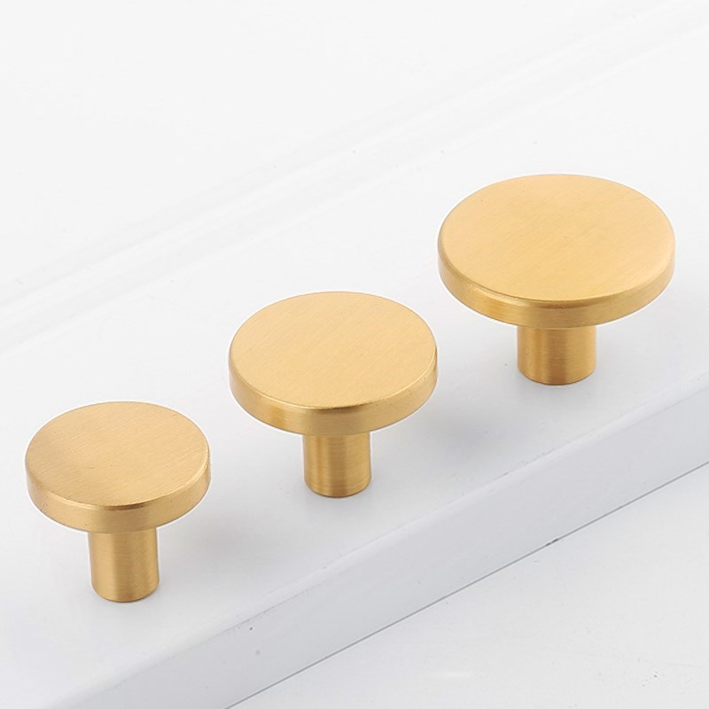 Runde Messing-Küchenschrankknö – Drawer Pull Gold Bewertung und Preis