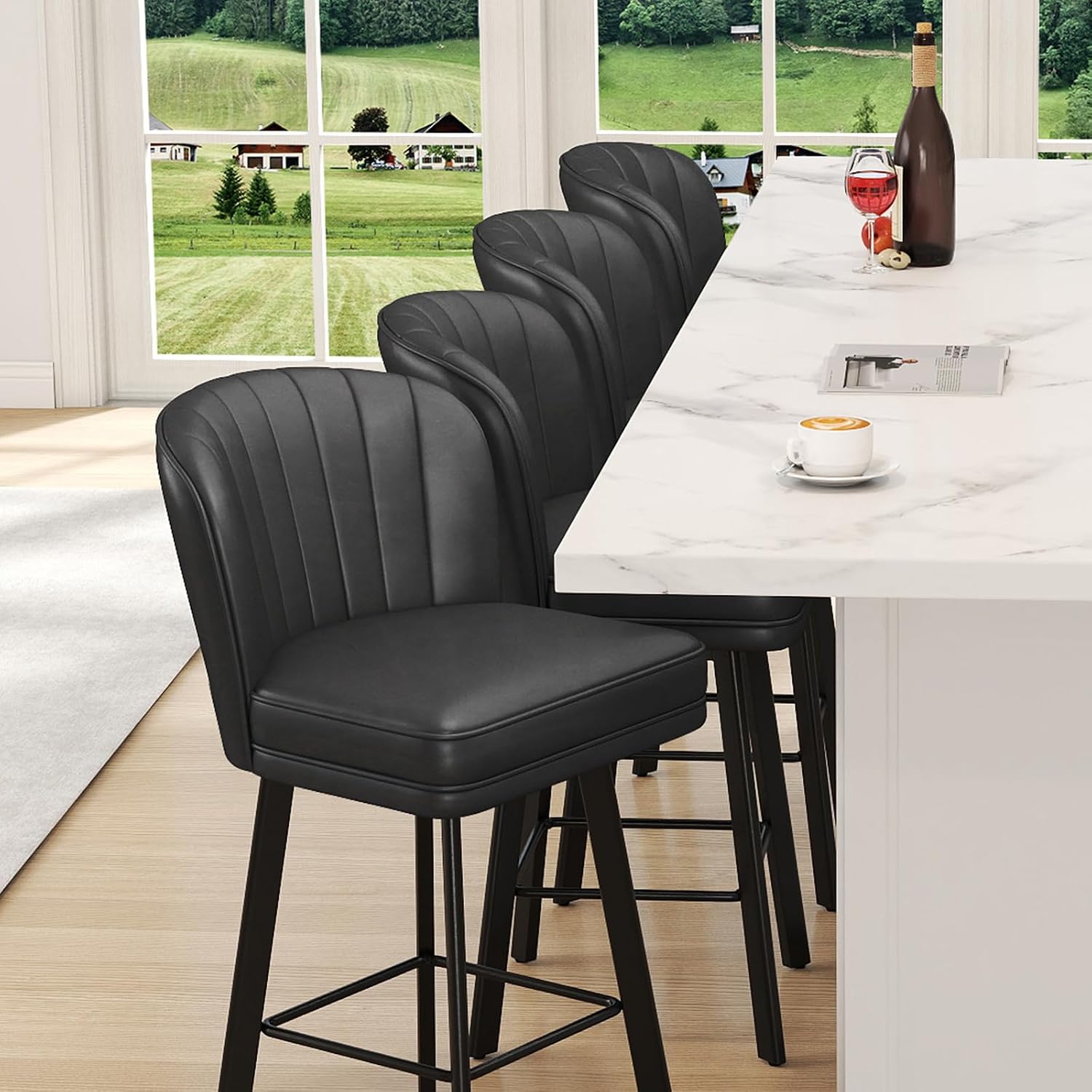 Moderne drehbare Barhocker in  – Furniture Leg Set Bewertung und Preis
