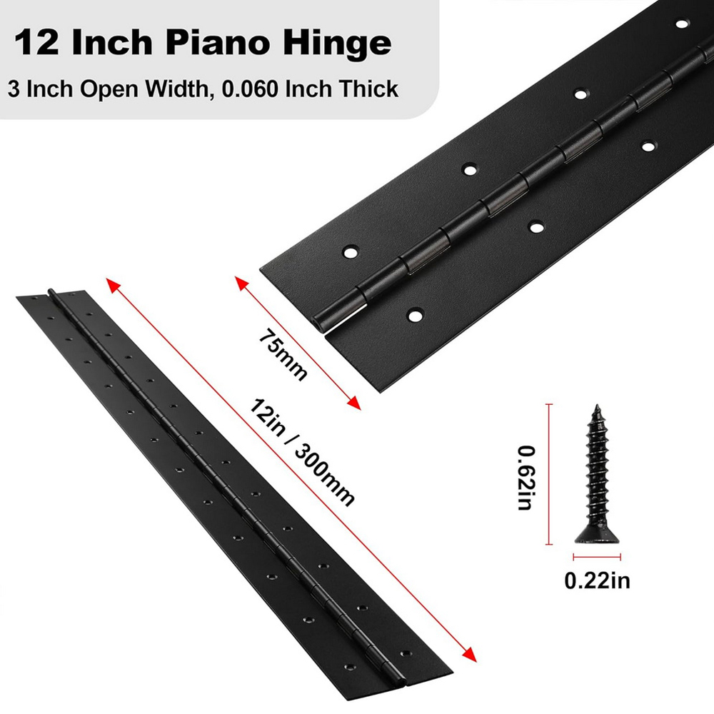 6-20 Zoll schwarze Klavierklap – Piano Hinge Continuous Bewertung und Preis