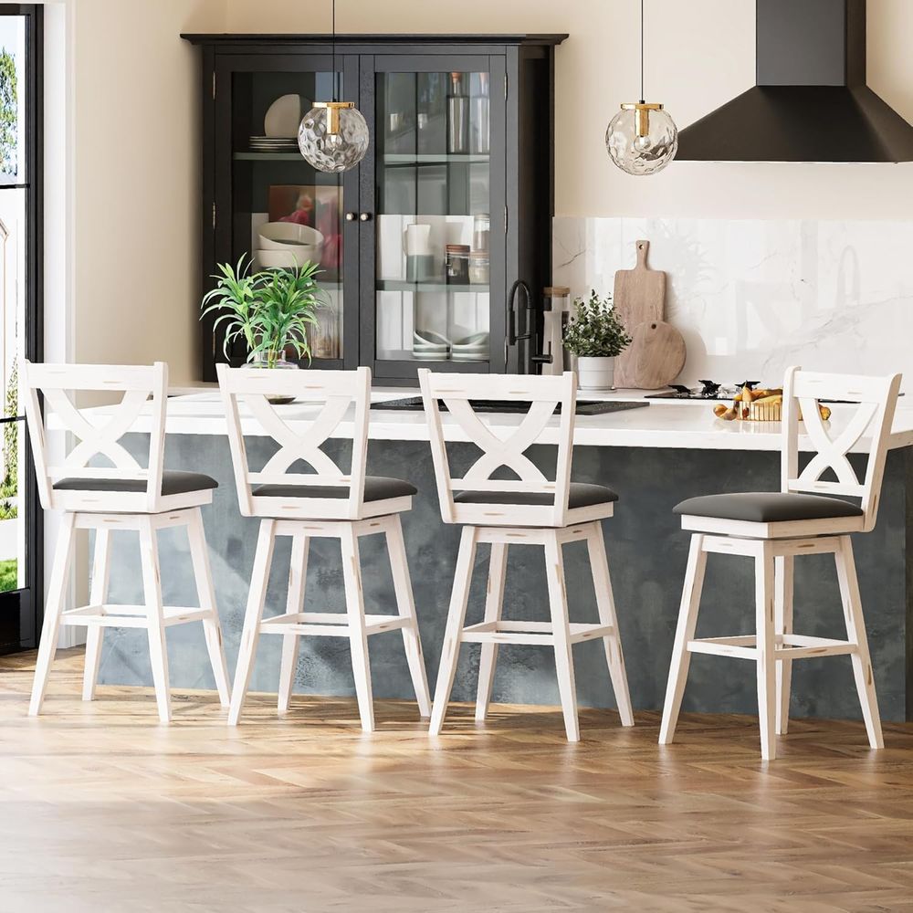 Drehbare Barhocker-Set, 2 Stüc – Furniture Leg Set Bewertung und Preis