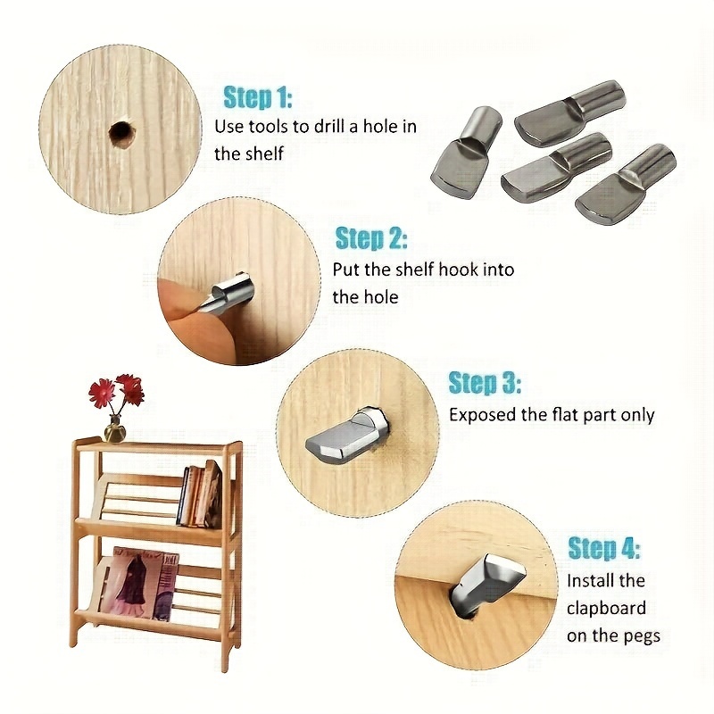20/50 Stück Regalstifte, 5 mm  – Shelf Peg Support Bewertung und Preis