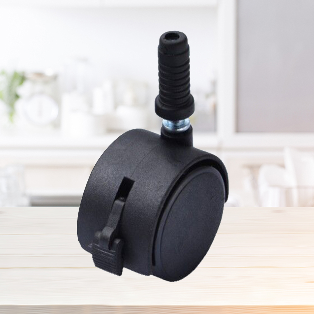 4 Stück Lenkrollen, schwarze L – Office Furniture Hardware Bewertung und Preis