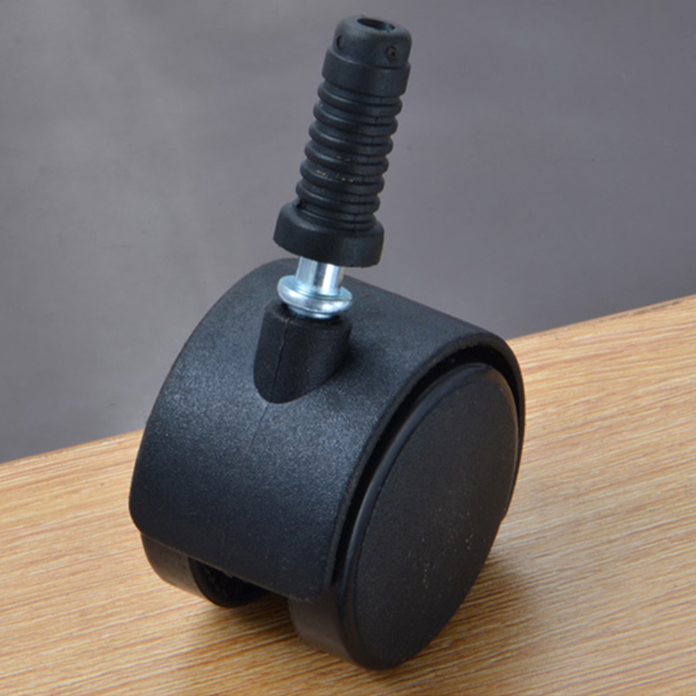 4 Stück Lenkrollen, schwarze L – Office Furniture Hardware Bewertung und Preis