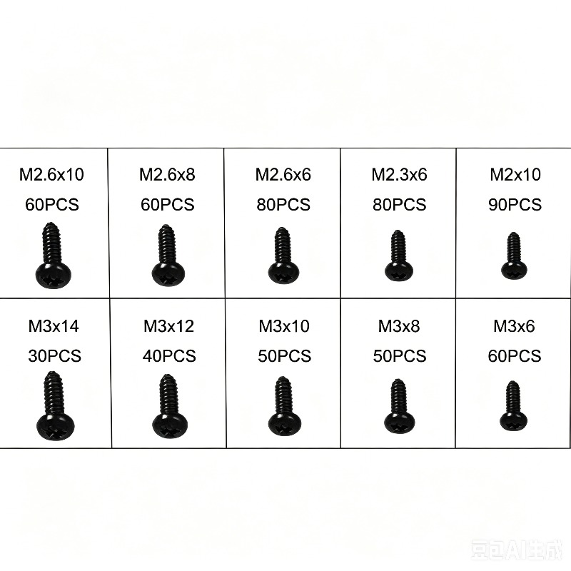 600 Stück M2-M3 Schwarze Torx- – Furniture Hardware Fasteners Bewertung und Preis