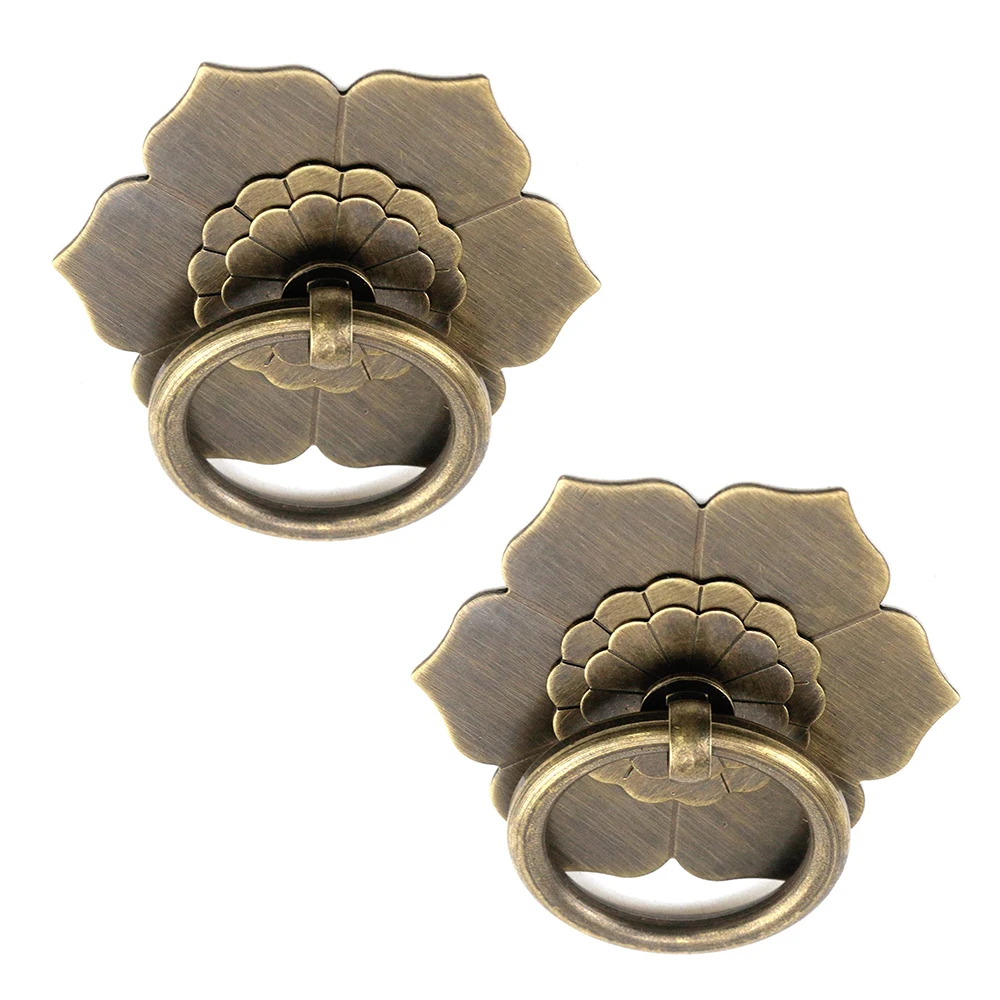 Florale Messing-Schranktürknöp – Unique Furniture Hardware Pulls Bewertung und Preis