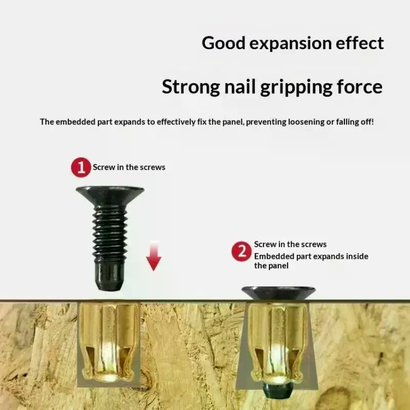 10 Stück Scharniermutter-Schra – Furniture Hardware Fasteners Bewertung und Preis