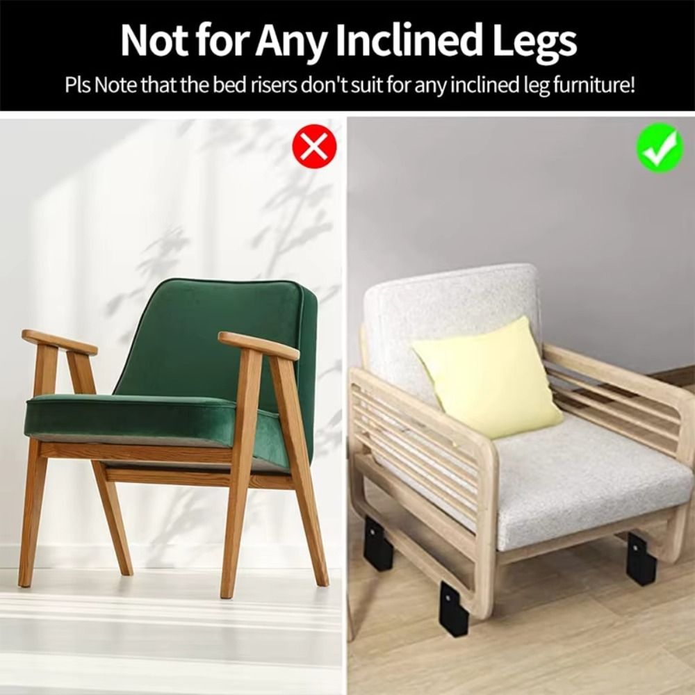 Schienenförmige Stuhlbein-Erhö – Furniture Screw Type Bewertung und Preis
