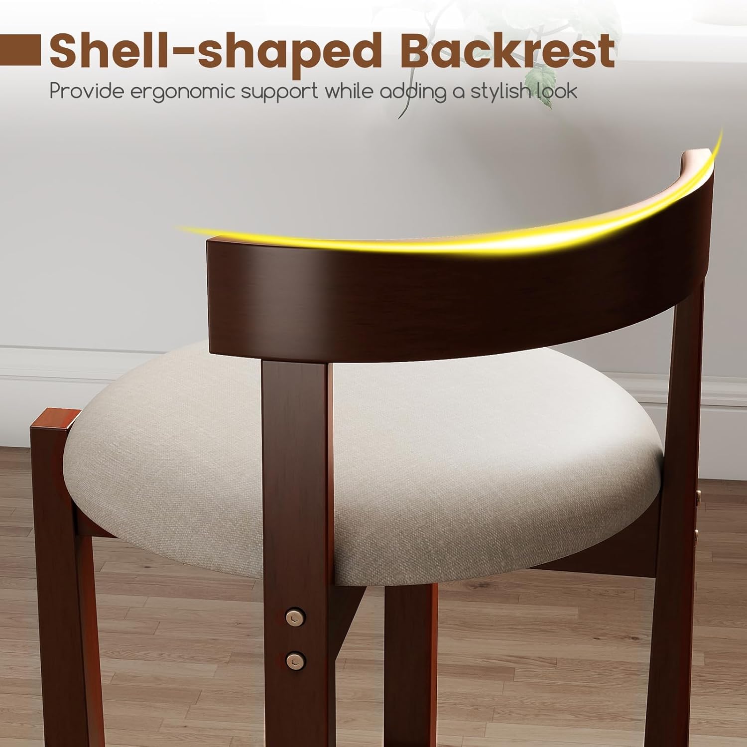 Barhocker-Set, 4 Stück, gepols – Furniture Leg Set Bewertung und Preis