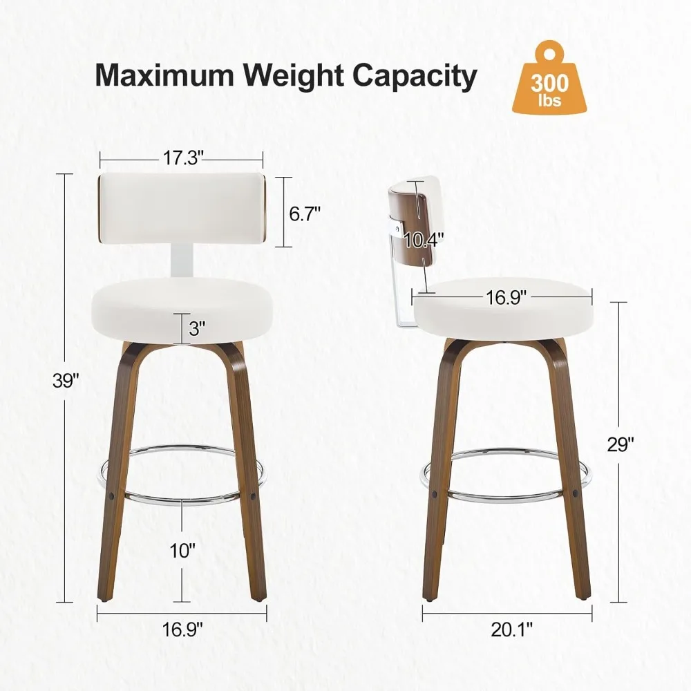 Barhocker in Barhöhe, 3er-Set, – Furniture Leg Set Bewertung und Preis