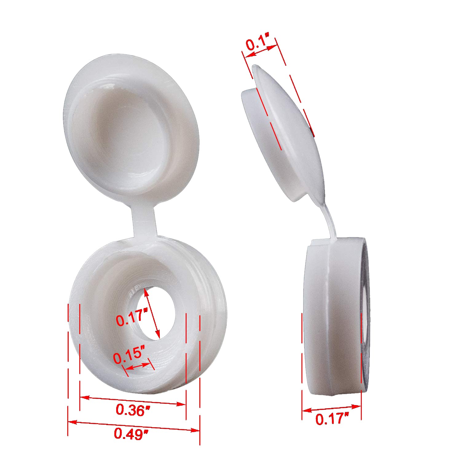 Weiß Klapp Kunststoff Schraube – Furniture Hardware Replacement Parts Bewertung und Preis