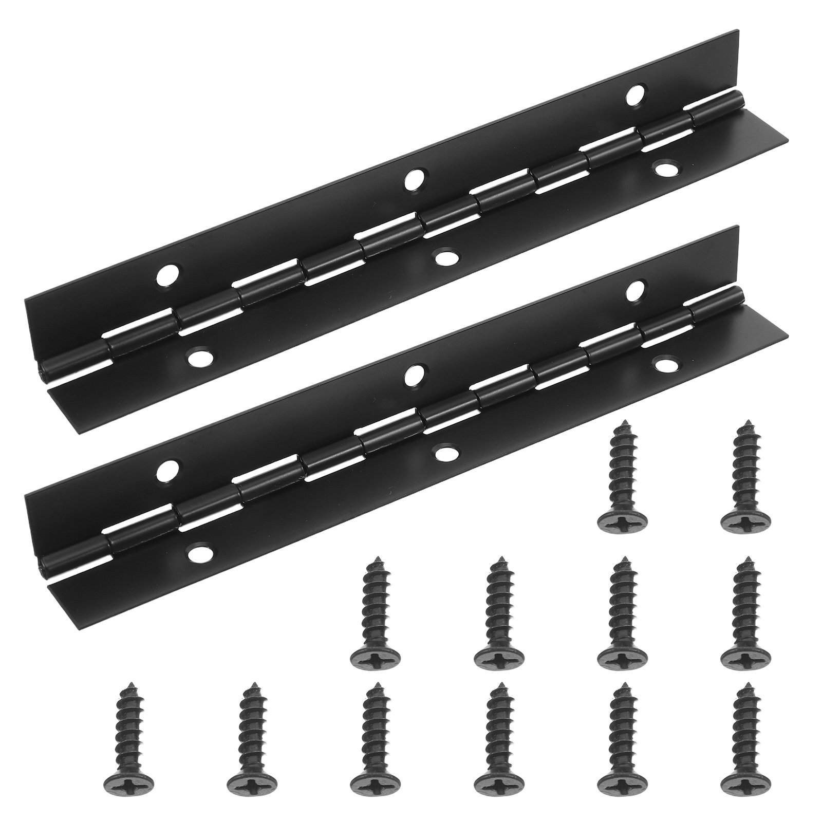 1 Set schwarze, lange, durchge – Piano Hinge Continuous Bewertung und Preis