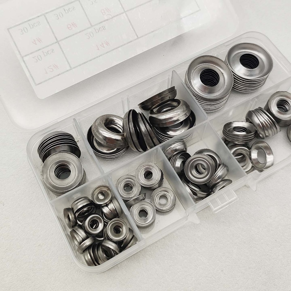 170-teiliges Fisheye-Unterlegs – Furniture Hardware Fasteners Bewertung und Preis