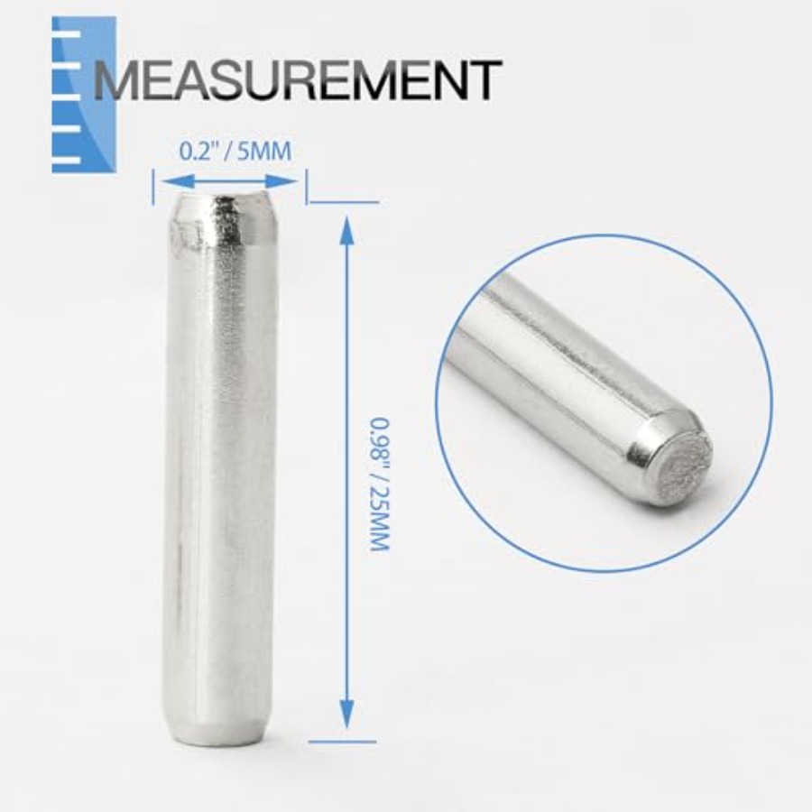 Metall-Dübelstifte, 5 x 25 mm  – Shelf Peg Support Bewertung und Preis