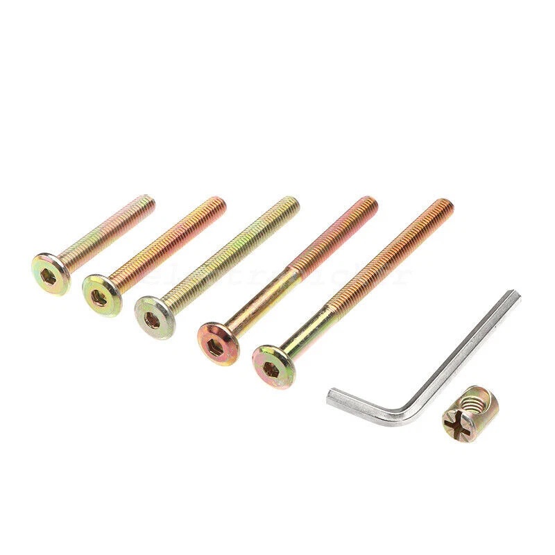 50-teiliges verzinktes Möbelsc – Furniture Hardware Barrel Nut Bewertung und Preis