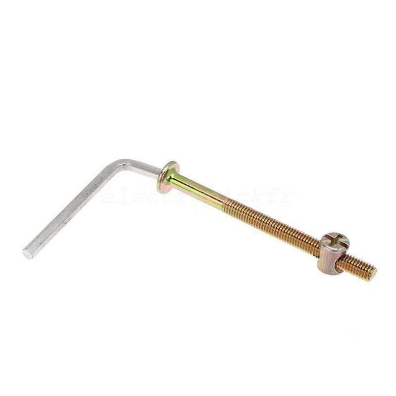 50-teiliges verzinktes Möbelsc – Furniture Hardware Barrel Nut Bewertung und Preis
