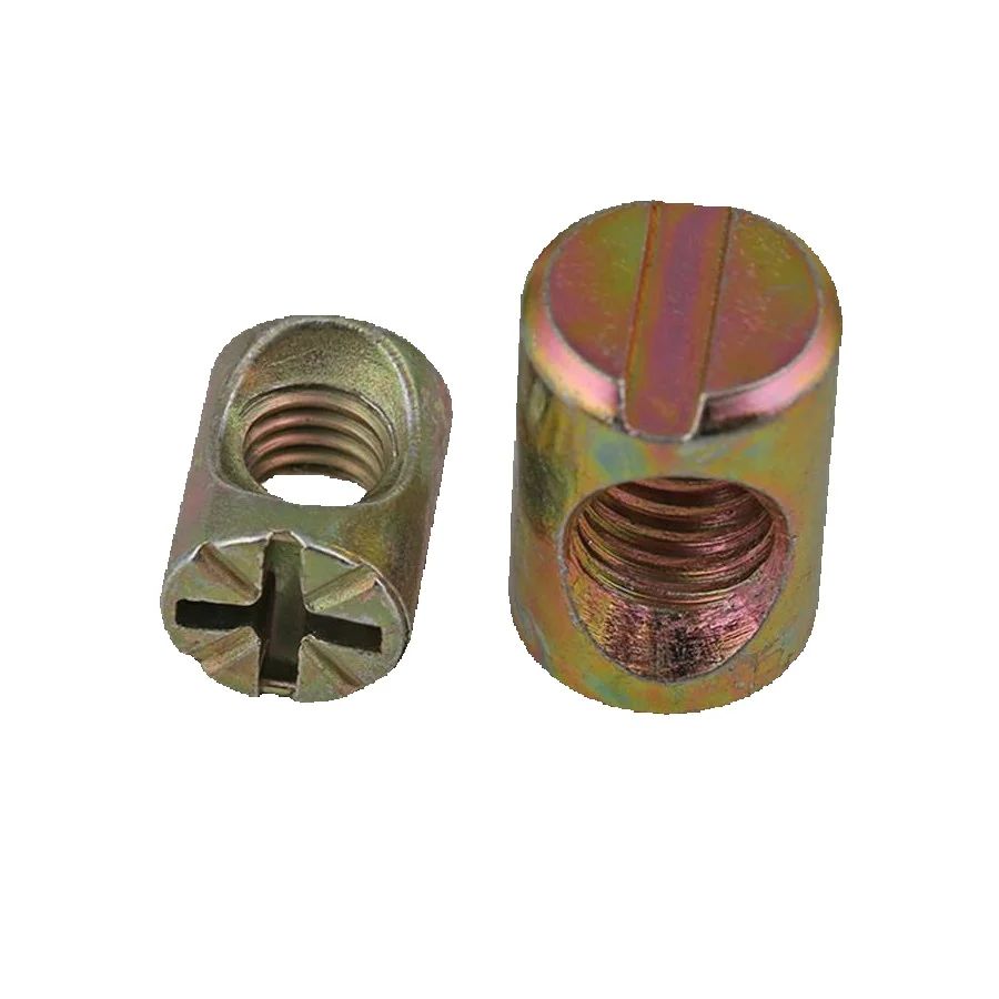 100 Stück farbig verzinkte Sch – Furniture Hardware Barrel Nut Bewertung und Preis