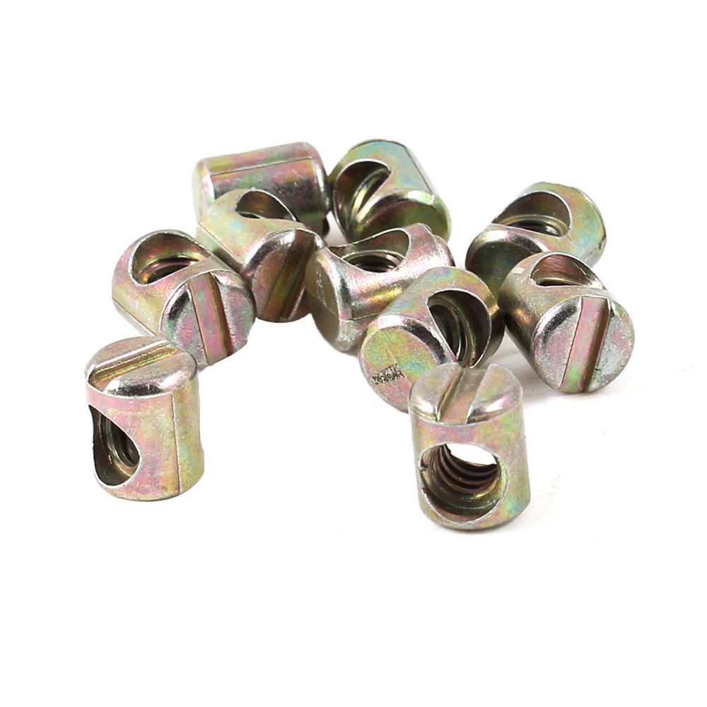 100 Stück farbig verzinkte Sch – Furniture Hardware Barrel Nut Bewertung und Preis