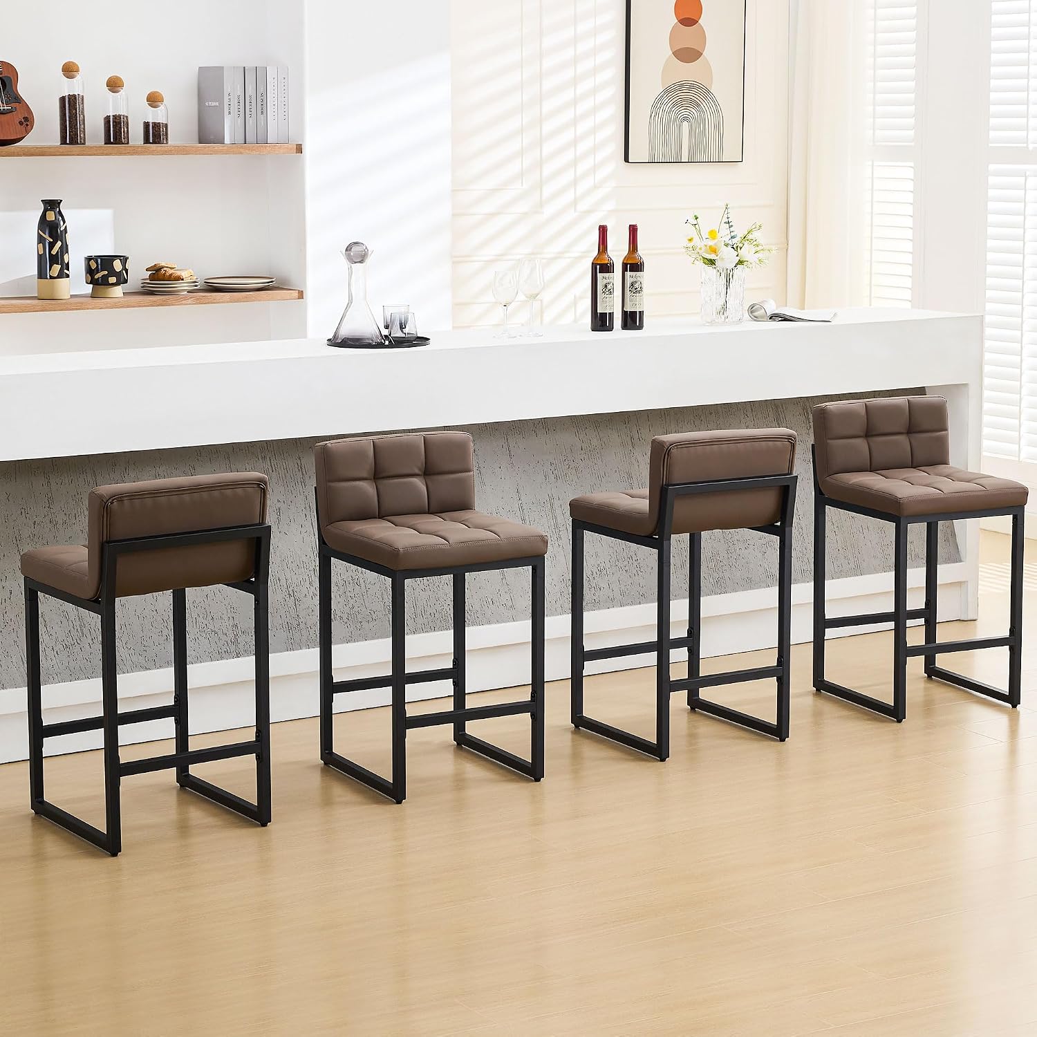Barhocker-Set in Thekenhöhe, 4 – Furniture Leg Set Bewertung und Preis