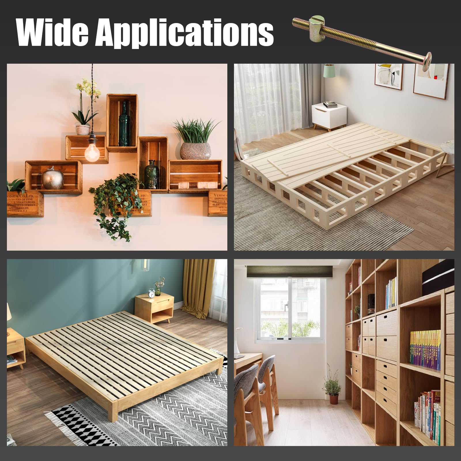 8 Sets M6 Möbel- und Kinderbet – Furniture Hardware Barrel Nut Bewertung und Preis