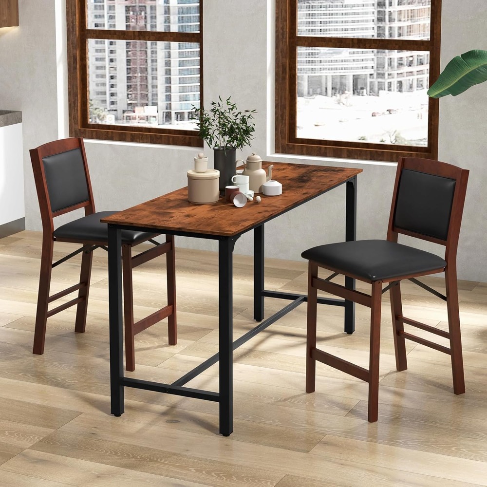 2er-Set Stühle in Thekenhöhe,  – Furniture Leg Set Bewertung und Preis